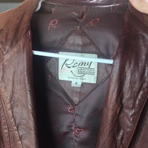 Vintage leather jacket